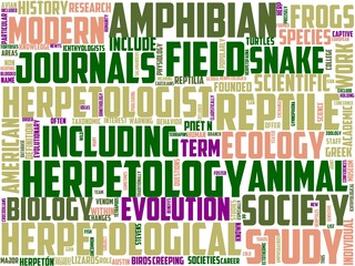 Fototapeta premium ophidiology typography, wordcloud, wordart, ophidiology,animal,herpetology,nature
