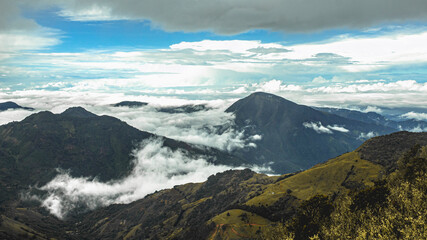 view of the mountains