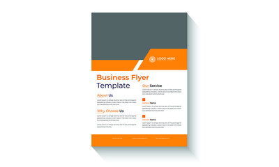 Creative Corporate & Business Flyer Brochure Template, abstract business flyer template with clean design. Brochure, cover, annual report, poster, flyer
