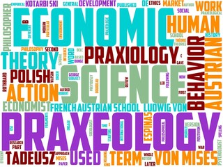 praxeology typography, wordcloud, wordart,