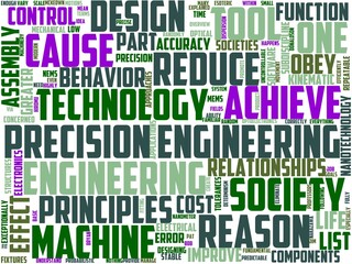 precision engineer typography, wordcloud, wordart,