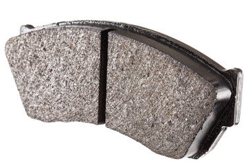 Fototapeta premium Automotive brake pads, Isolated on white background