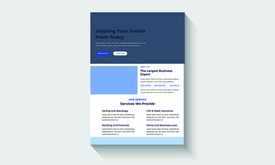 Creative Corporate & Business Flyer Brochure Template, abstract business flyer template with clean design. Brochure, cover, annual report, poster, flyer