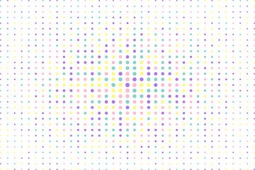 Abstract colorful halftone background