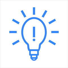 Fototapeta premium Business idea or light bulb icon