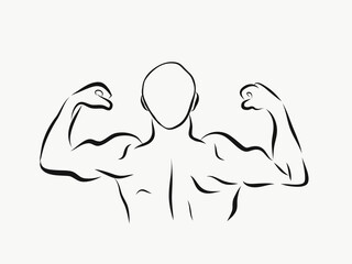 hand drawn vector illustration of an angel