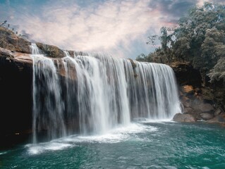 Fototapeta premium Waterfalls During Daytime