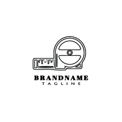 micrometer logo icon design template vector illustration