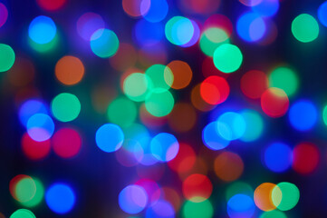  Blurred Photo bokeh christmas lights.