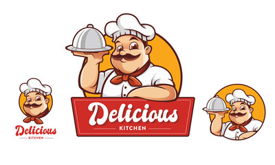 Chef Mascot Logo Design
