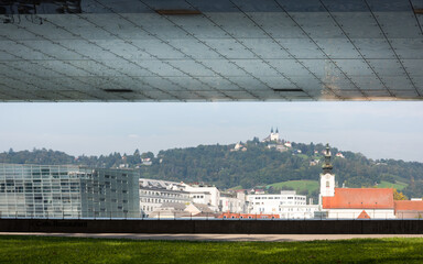  Parish Church of Urfahr St. Josef or Stadtpfarre Urfahr located in Linz city, Austria.