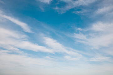 blue sky and clouds