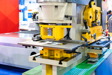 Compact hydraulic punch shear bender and notching machine for cutting various shape metal e.g....