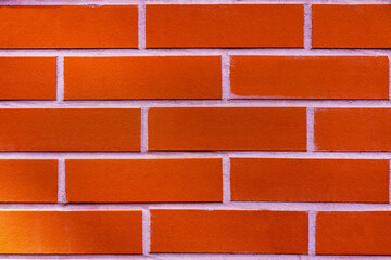 The texture is a  brick wall. light beautiful bricklaying. brickwork. background