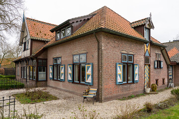 Fototapeta na wymiar House in the village of Haarzuilens in The Netherlands