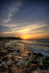 Sunset At Tel Aviv Beach 
