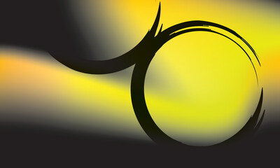 Background yellow black