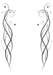 new ivy with berries and leaves frame ornament.