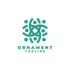 beautiful mandala for salon, spa, beauty brand, florist, boutique and other business with a beauty feminine theme. ornamental logo vector template.