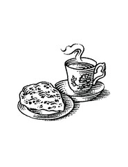 tea and scone