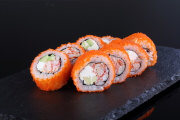 sushi with salmon