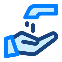washing hand icon illustration