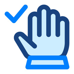 Fototapeta premium clean hand icon illustration