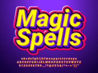 Magic Spells Medieval and Magical Text Effect