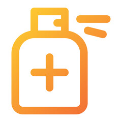 Fototapeta premium disinfection icon illustration