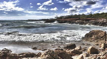 Obraz premium river and rocks