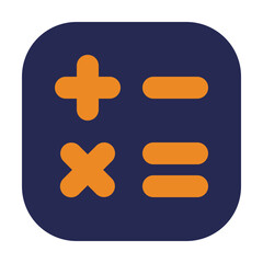 Calculator Icon Illustration