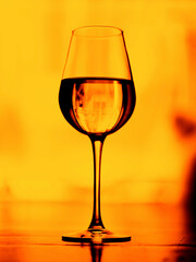 glass of white wine