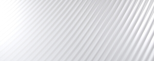 Diagonal lines background. White lines and stripes texture. 3d illustration.