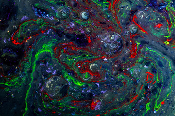 Abstract colored background, psychedelic footage. Fluid design, perfect for motion graphics. Absractive ebru design.	