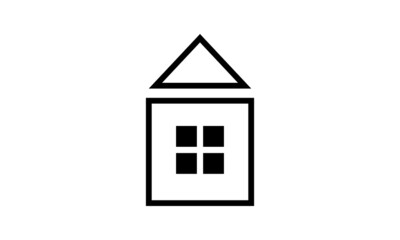 simple building house icon