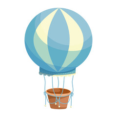 Children's toy balloon. Cartoon vector graphics.