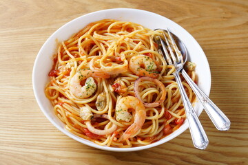 ペスカトーレ　魚介パスタ