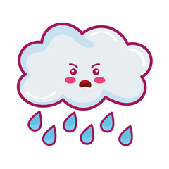 rainy cloud kawaii
