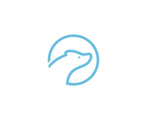 Fototapeta premium Polar bear logo 