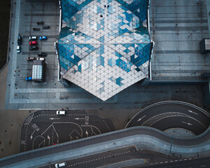 Mosaic roof of station © Adrian