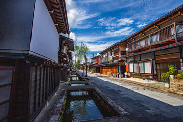 岐阜県　飛騨古川の町並み