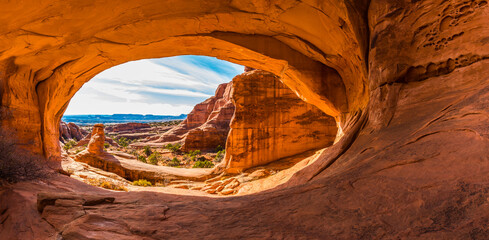 Tower Arch In The Klondike Bluffs, Arches National Park, Utah, USA