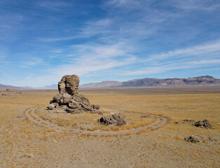 Fototapeta na wymiar rock formations, landscape, tufa, desert