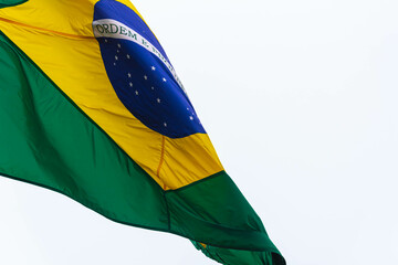 Flag of the federative republic of Brazil.
