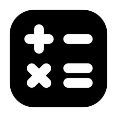 Obraz premium Calculator Icon Illustration