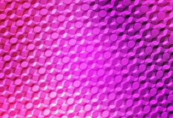 Light Pink vector template with circles.