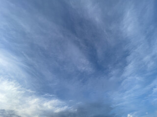 blue sky with clouds