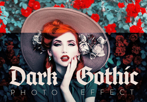 Dark Gothic Photo Effect