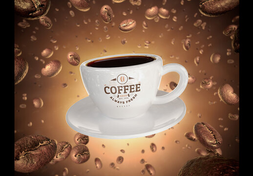 Cup Coffee Mockup