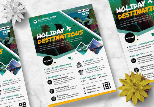 Travel Flyer Layout